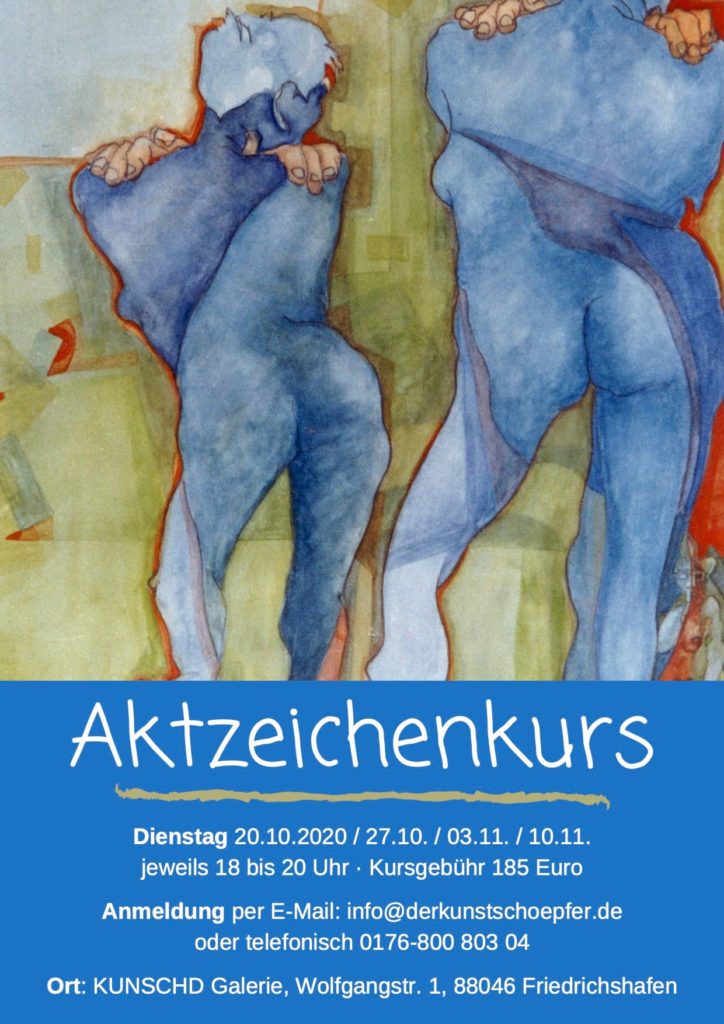 Aktzeichenkurs Stefan Eichler Kunschd Galerie Friedrichshafen
