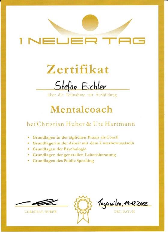 Coaching Zertifikat